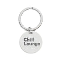 Round Stainless Steel Keychain