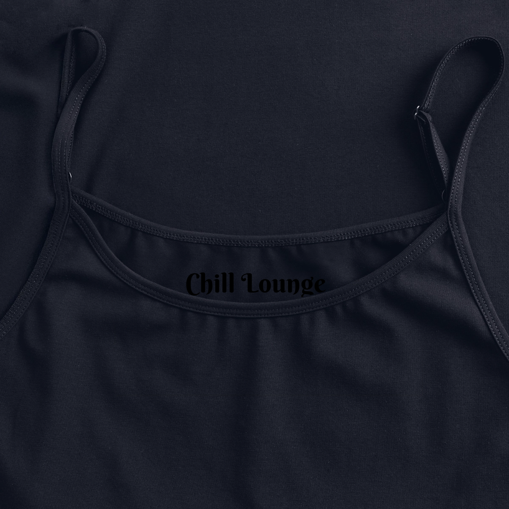 Chill Lounge Spaghetti top - navy